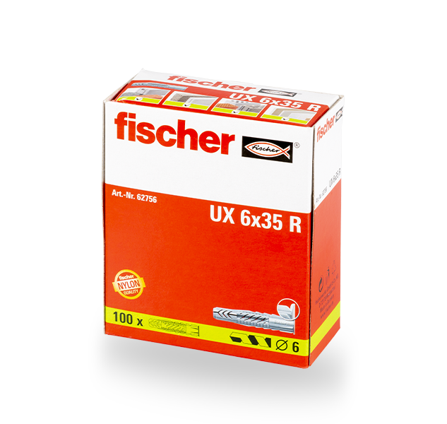 ACC-D-UX6R univerzálna hmoždinka Fischer UX 6 R