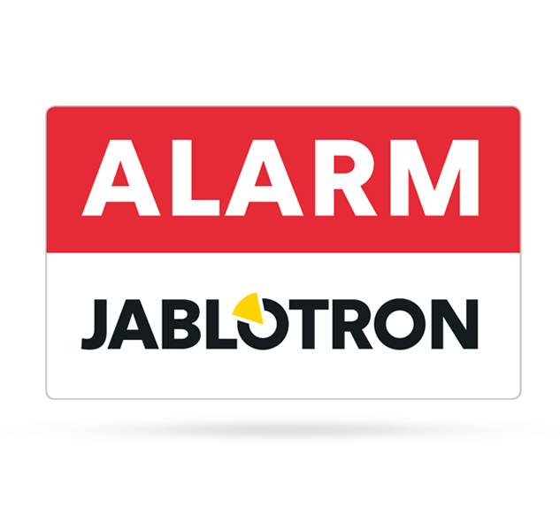 SAM-252.10 Samolepka ALARM 80 x 50 mm