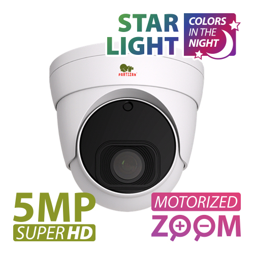 5.0MP IP Varifocal IPD-VF5MP-IR AF Starlight SH
