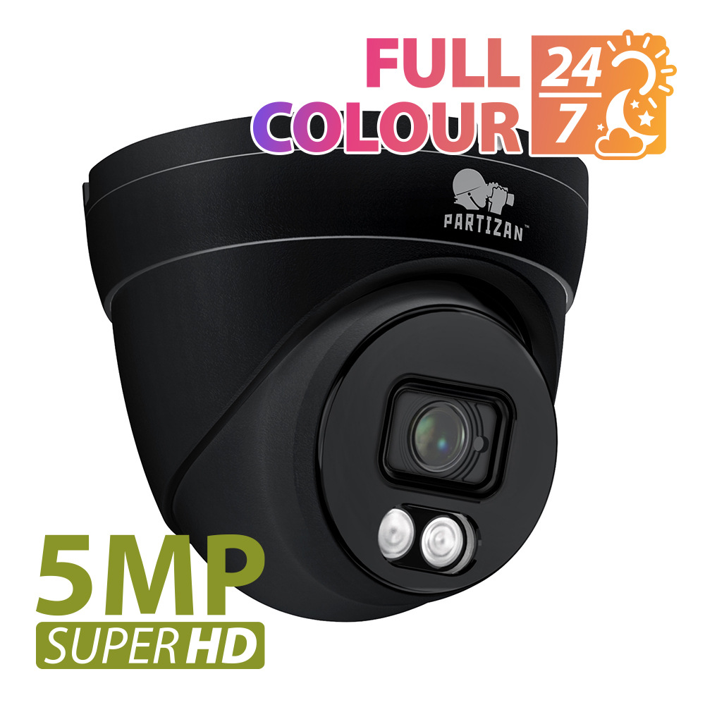 5.0MP IP kamera IPD-5SP-IR Full Colour SH Black