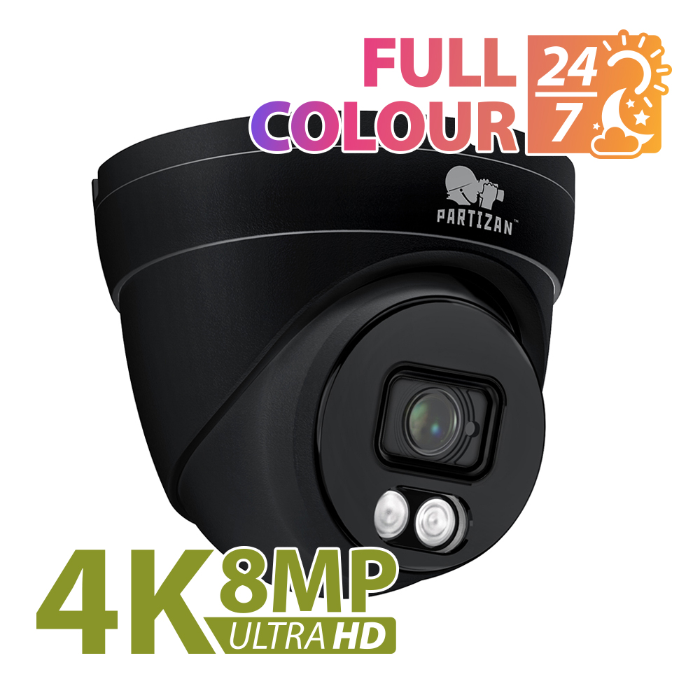 8.0MP (4K) IP kamera
IPD-5SP-IR 4K Full Colour SH Black